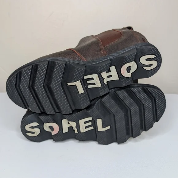 NWOB SOREL Joan of Arctic Wedge II Chelsea Bootie Size 8.5 in Quarry - Picture 7 of 8